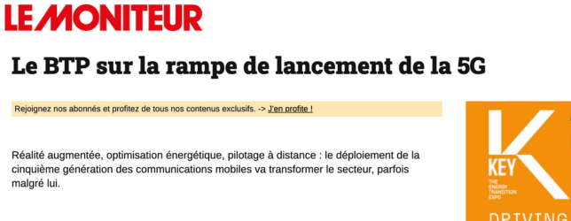 Le Moniteur - 5G - Syslor
