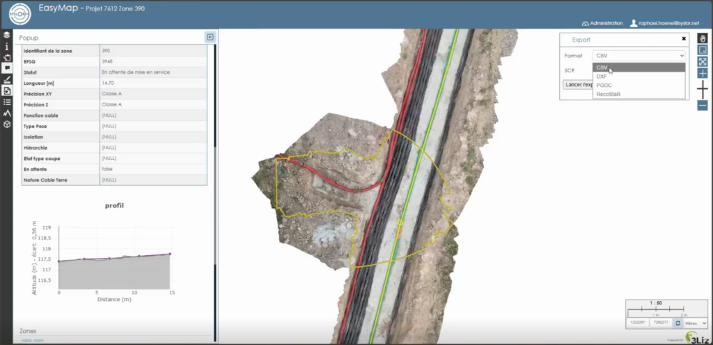 EasyMap Syslor Concaténation des modèles Export