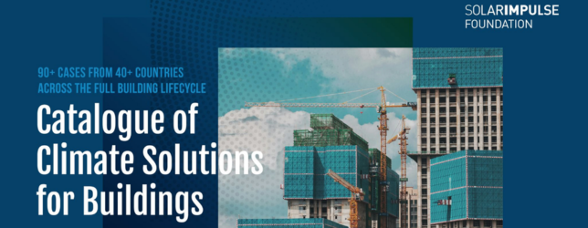Solar Impulse – Catalogue des solutions climatiques pour les bâtiments