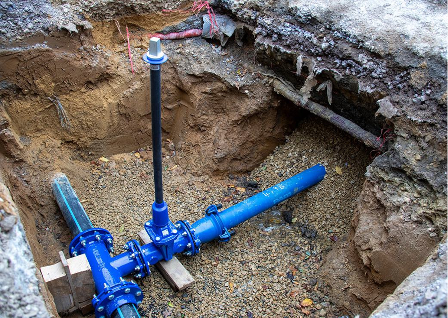 Réseaux de canalisations eau potable et assainissement en France