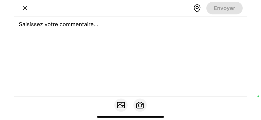 formulaire vierge - création d'une note géoréférencée - EasyView - Syslor